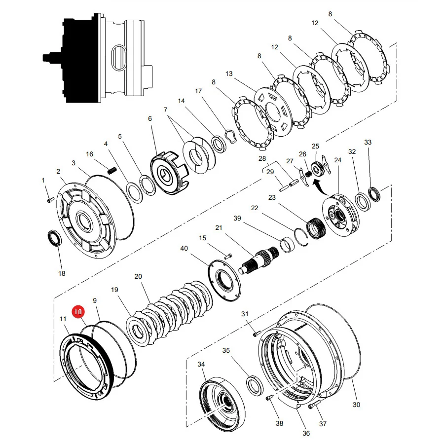 AGCO - 378290X1 - O-Ring für Getriebe Massey Ferguson