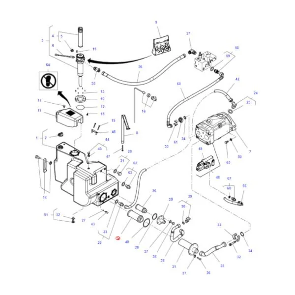 AGCO - 3785235M4 - Hydraulikölfilter Massey Ferguson