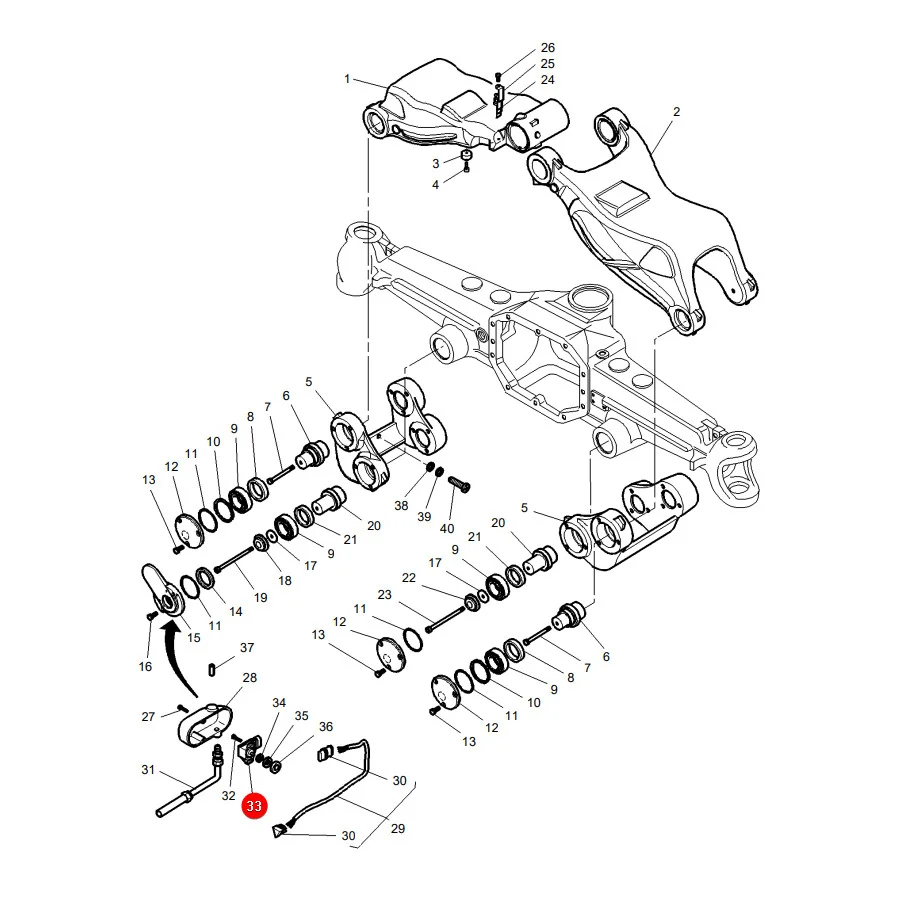 AGCO - 3785555M3 - Massey Ferguson Lenkwinkelsensor
