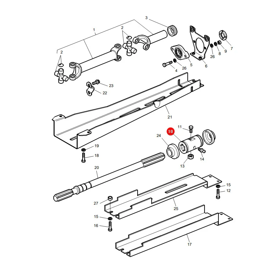AGCO - 3787798M1 - Massey Ferguson Frontantriebsbuchse