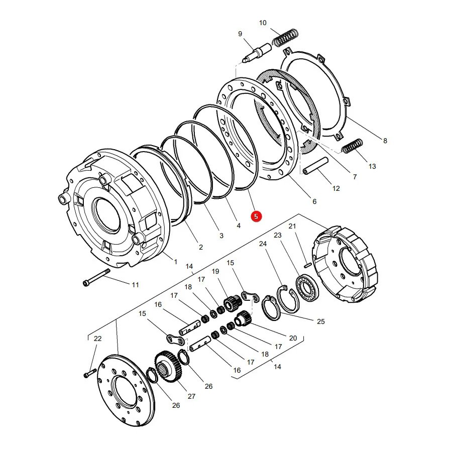 AGCO - 3790325M1 - O-Ring Getriebe Massey Ferguson