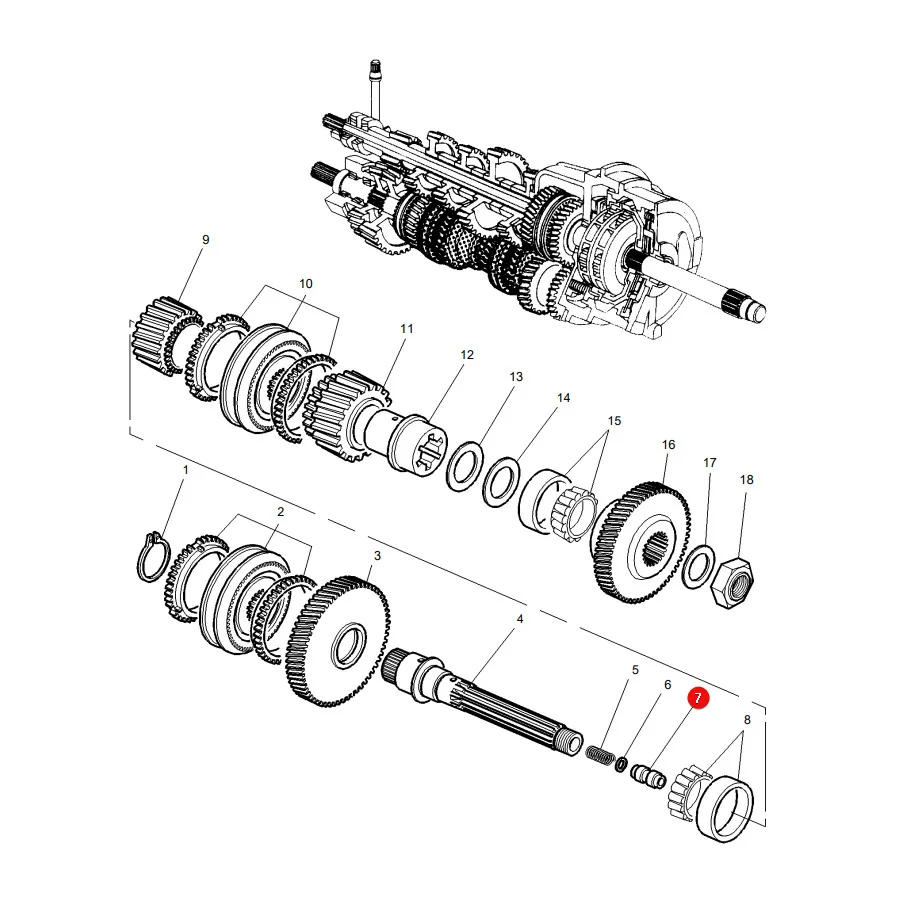 AGCO - 3790546M2 - Wellenbuchse Massey Ferguson