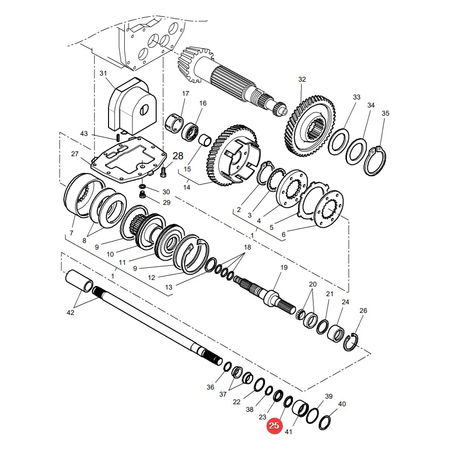 AGCO - 3791400M1 - Dichtring Antriebswelle vorne Massey Ferguson