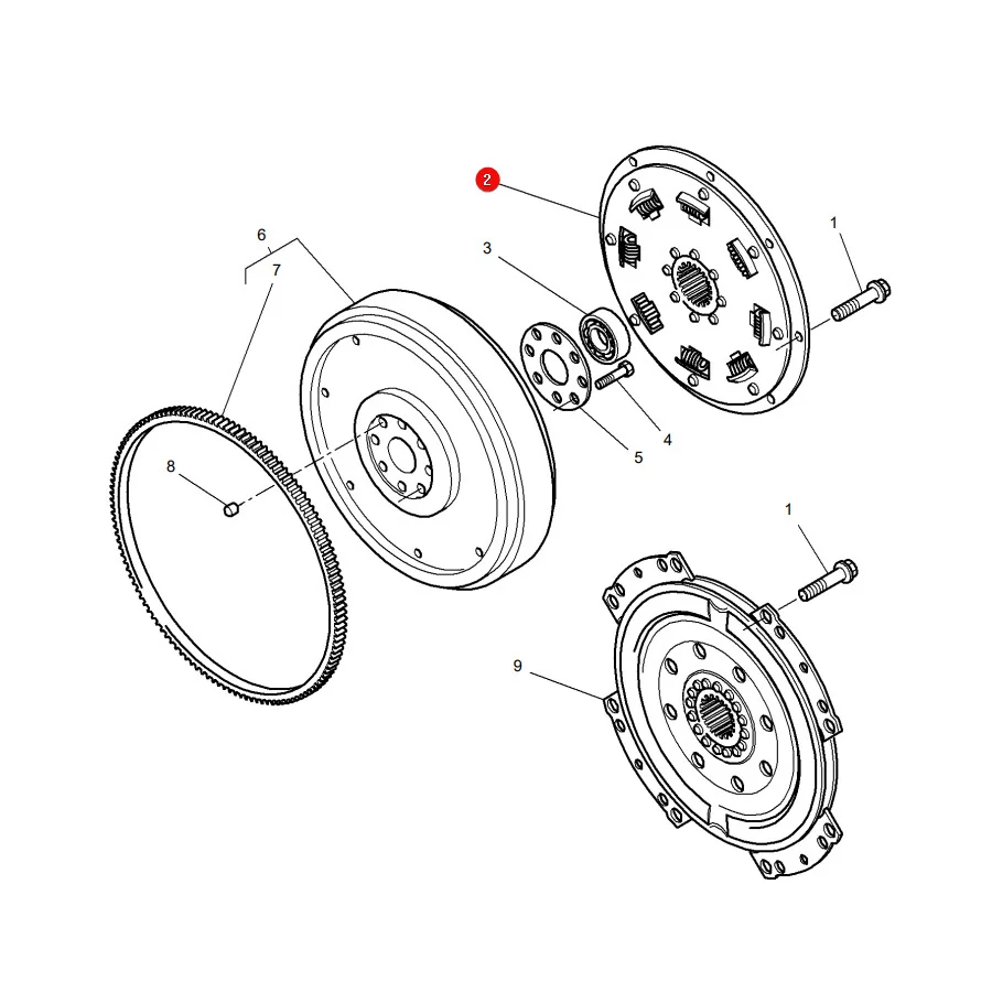 AGCO - 3793648M1 - Massey Ferguson  Schwingungsdämpfer