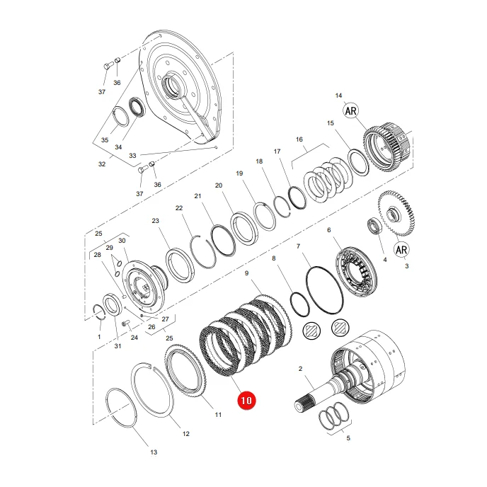 AGCO - 3796343M2 - Kupplungsreibscheibe Massey Ferguson