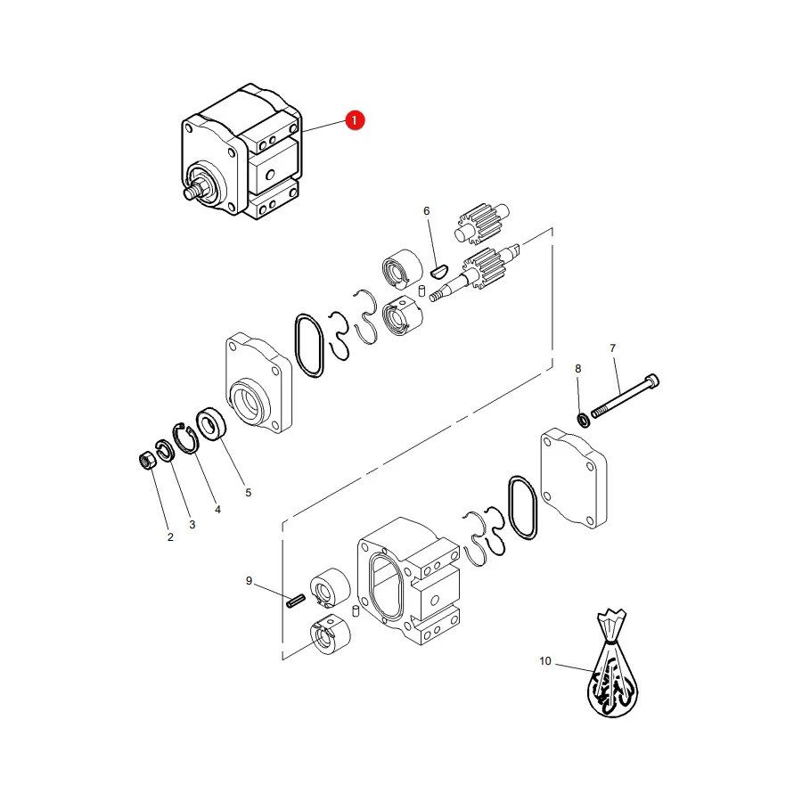 AGCO - 3797114M2 - Hydraulikpumpe Massey Ferguson