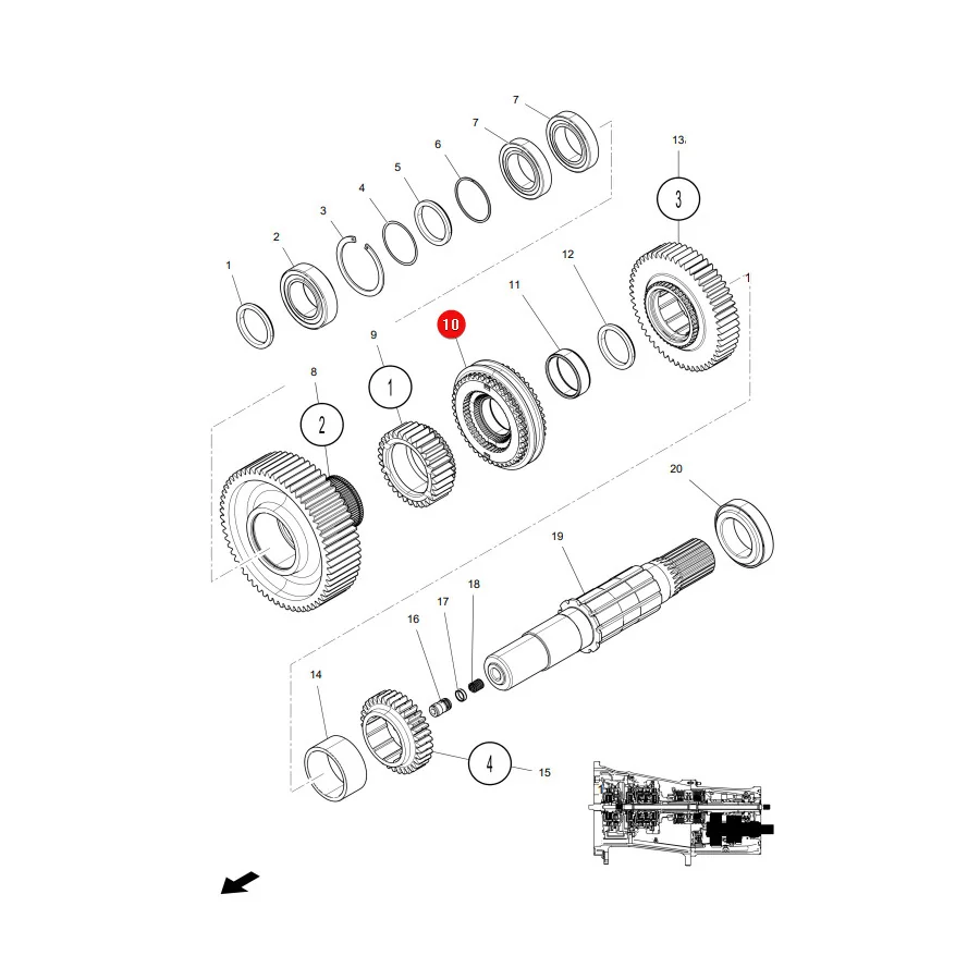 AGCO - 3799206M94 - Synchronring Massey Ferguson