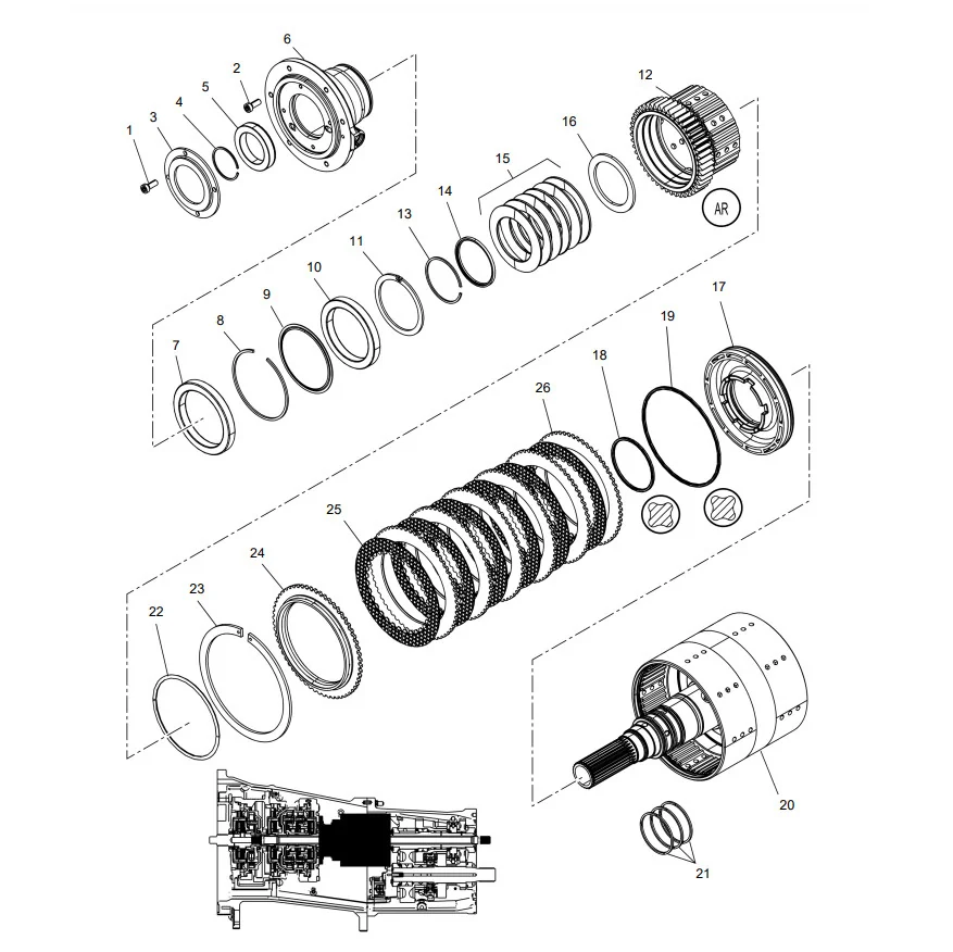 AGCO - 3799707M2 - Massey Ferguson Kupplungskorb-Dichtring