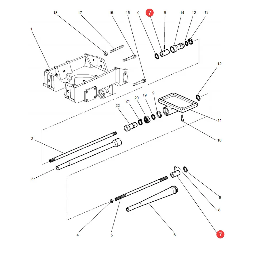 AGCO - 3800250M1 - Massey Ferguson Antriebswellenkupplung