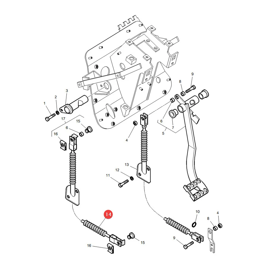 AGCO - 3813541M92 - Kupplungsseil Massey Ferguson