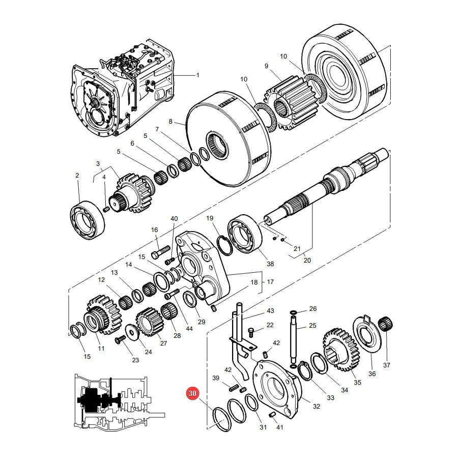 AGCO - 3815125M1 - Massey Ferguson Sprengring
