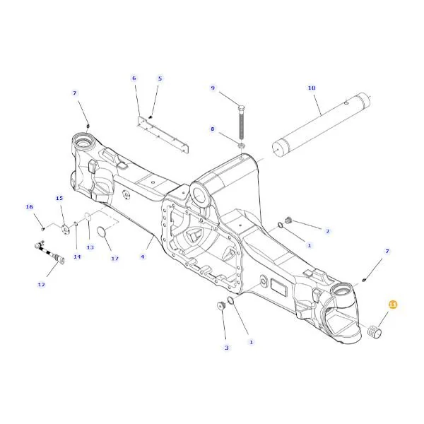 AGCO - 385300020610 - Vorderachsbuchse Fendt