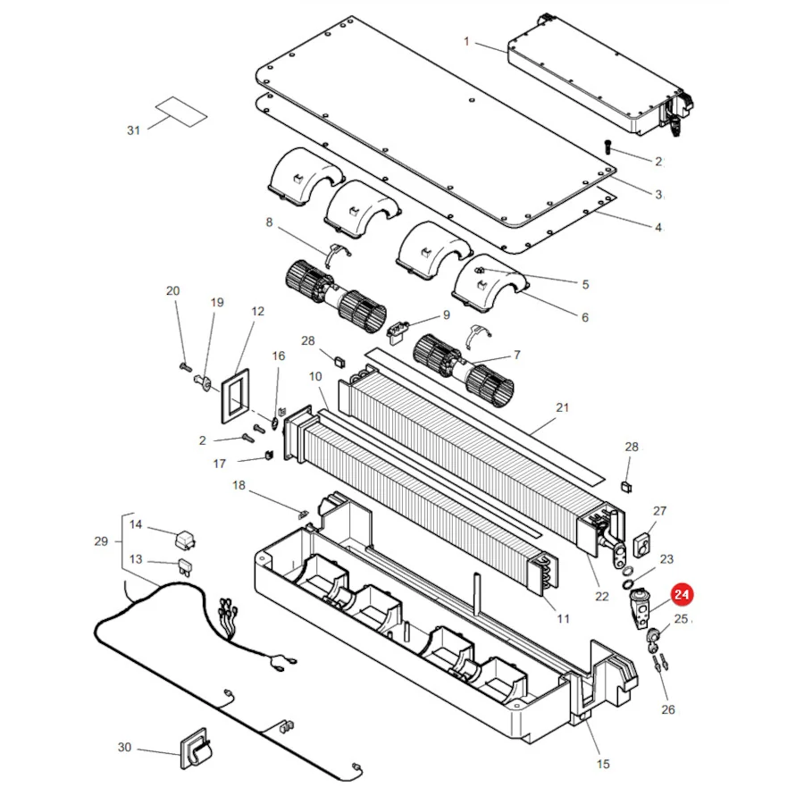 AGCO - 3902334M91 - Massey Ferguson Klimaanlagen-Expansionsventil
