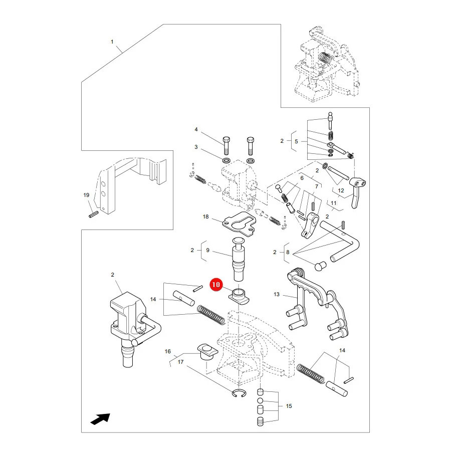 AGCO - 3903266M91 - Massey Ferguson  Anhängekupplungseinsatz
