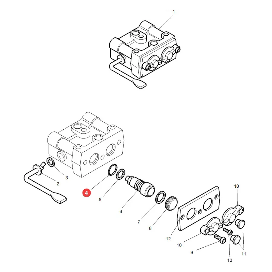 AGCO - 3903465M1 - Massey Ferguson  Hydraulikstecker O-Ring