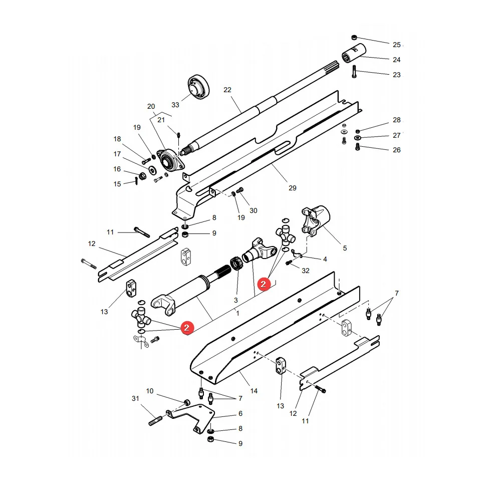 AGCO - 3903646M1 - Massey Ferguson Antriebswellenkreuzgelenk