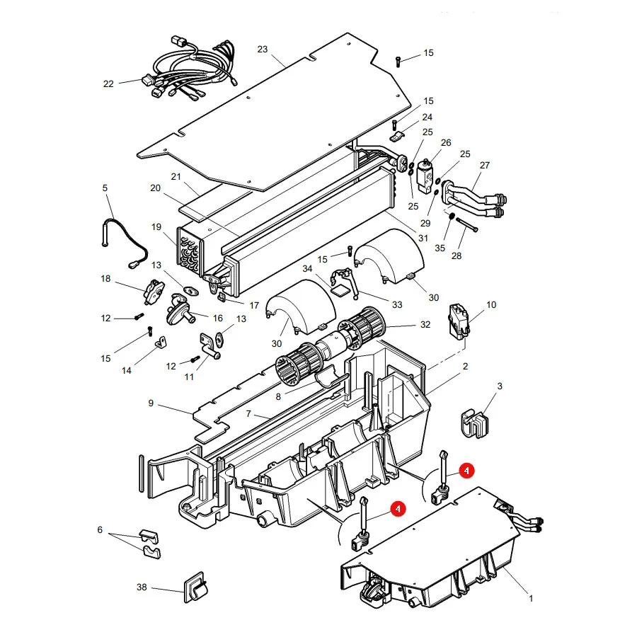 AGCO - 3907313M1 - Massey Ferguson er Lufttemperatursensor