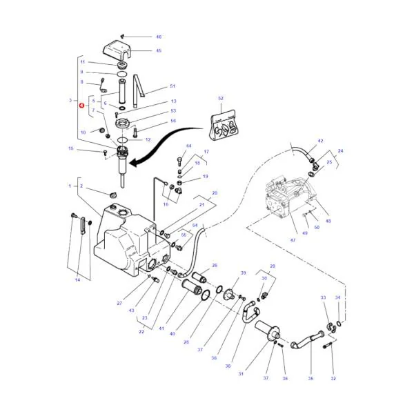 AGCO - 3907929M92 - Massey Ferguson er Hydraulikfilter