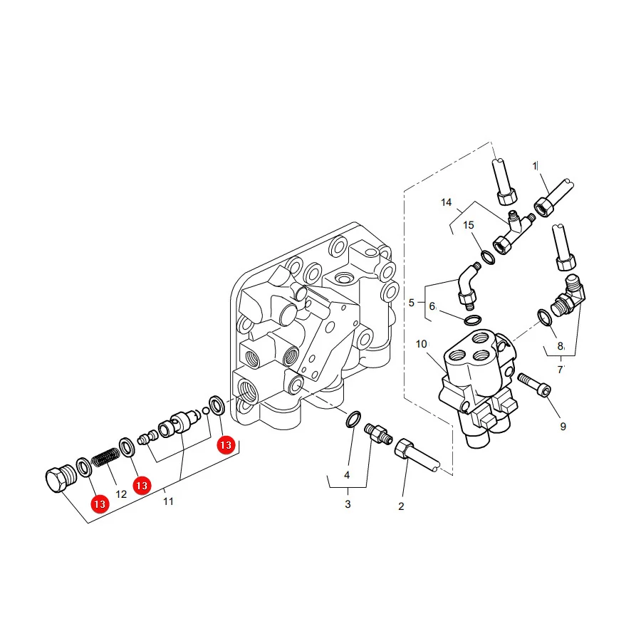 AGCO - 3908552M91 - Massey Ferguson er Dichtungssatz