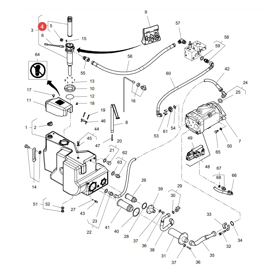 AGCO - 3909472M91 - Massey Ferguson er Hydraulikölfilter