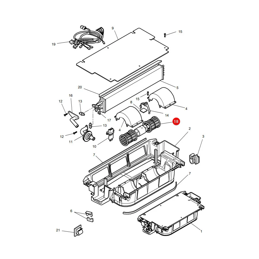 AGCO - 3909575M91 - Massey Ferguson Kabinenlüfter