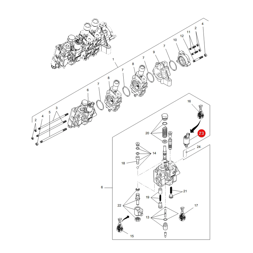 AGCO - 3909832M91 - Magnetventil Massey Ferguson
