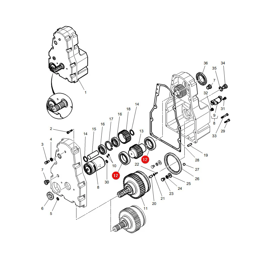 AGCO - 391093X1 - Lager 6211 2RS Massey Ferguson