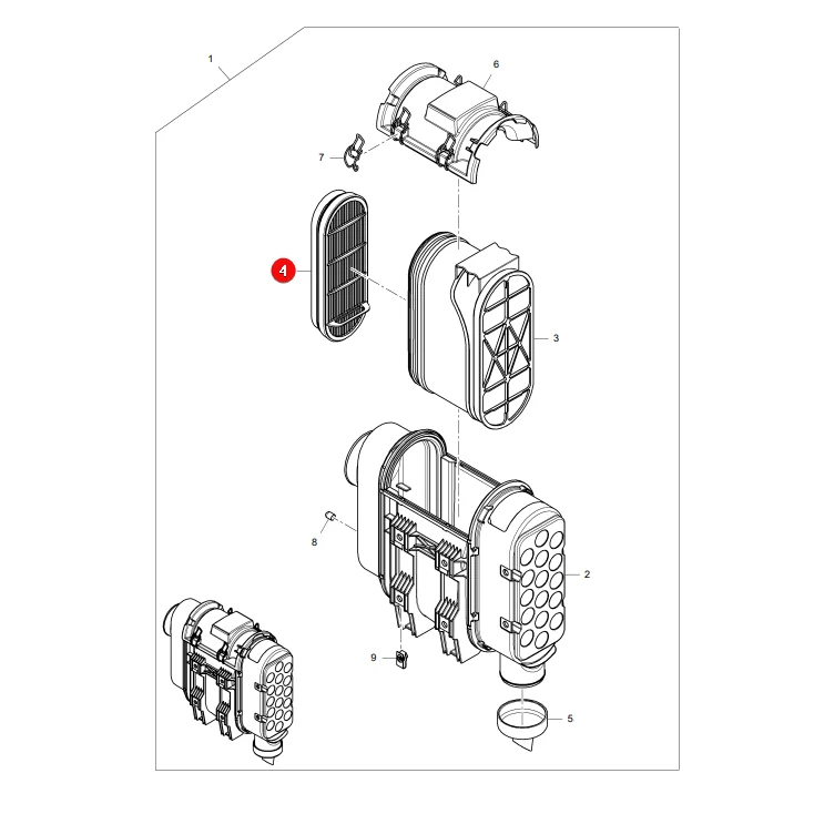 AGCO - 3976344M1 - Luftfilter-Sicherung Massey Ferguson
