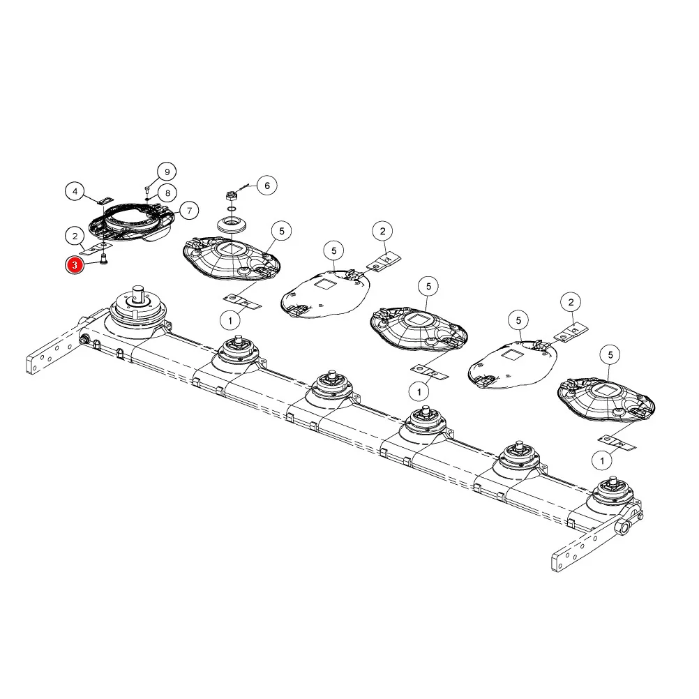 AGCO - 4-1249-0388-0 - Gewindestift Massey Ferguson Lely