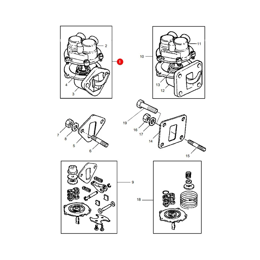 AGCO - 4222111M91 - Kraftstoffpumpe Massey Ferguson