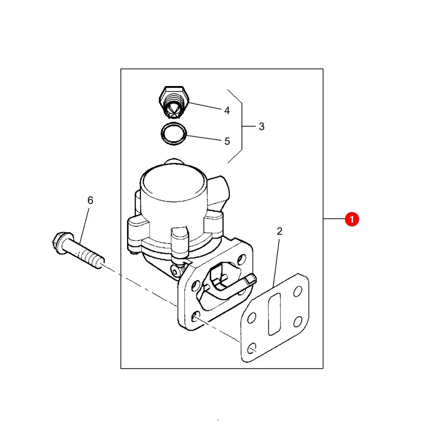 AGCO - 4224451M91 - Massey Ferguson Kraftstoffförderpumpe