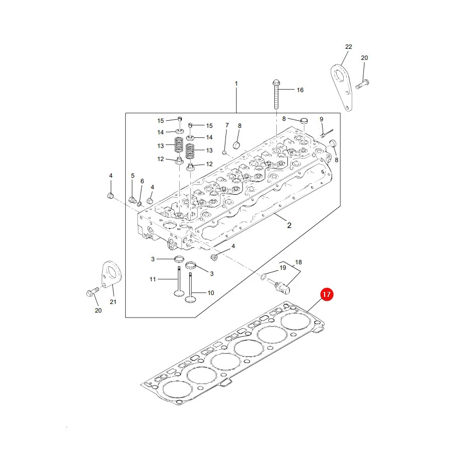 AGCO - 4226237M1 - Zylinderkopfdichtung Massey Ferguson
