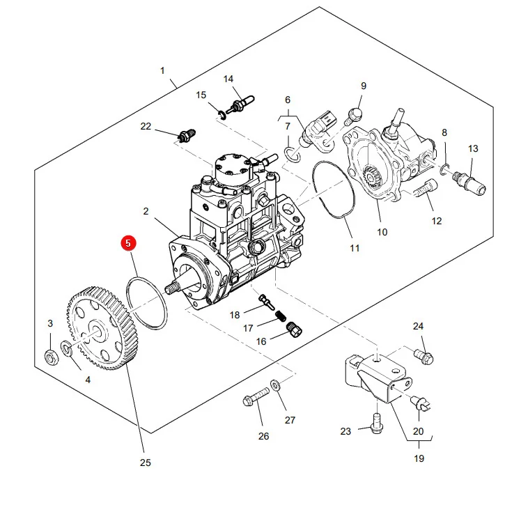 AGCO - 4226269M1 - O-Ring für Einspritzpumpe Massey Ferguson