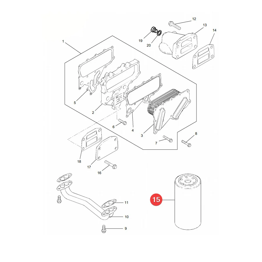 AGCO - 4226293M1 - Motorölfilter Massey Ferguson