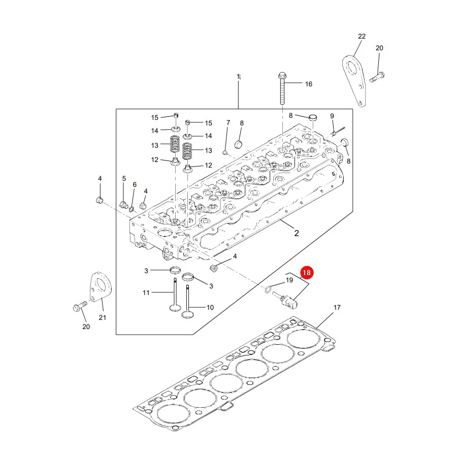 AGCO - 4226448M91 - Zylinderkopf-Temperatursensor Massey Ferguson