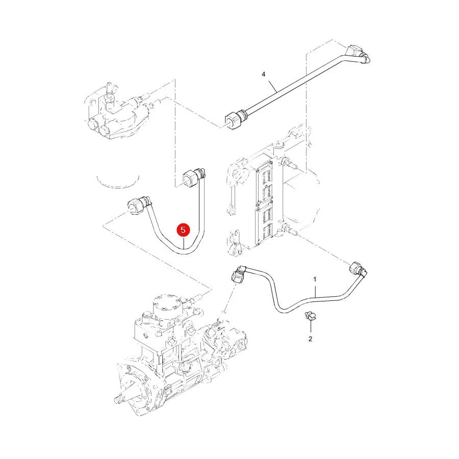 AGCO - 4226616M1 - Kraftstoffleitung Massey Ferguson