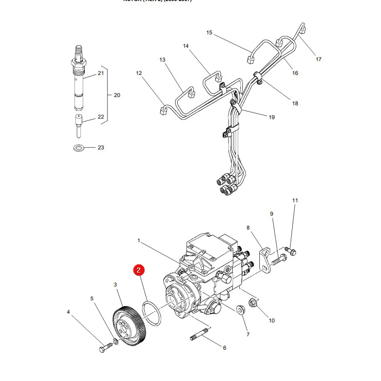 AGCO - 4226788M1 - O-Ring der Einspritzpumpe Massey Ferguson