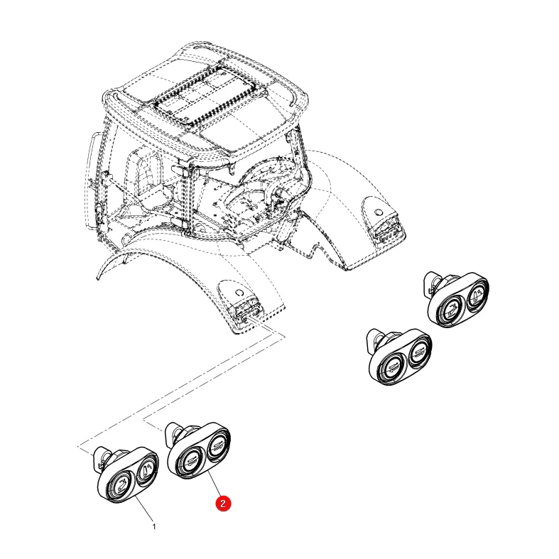 AGCO - 4289351M5 - Massey Ferguson Hydraulik-Schraubverstellschalter