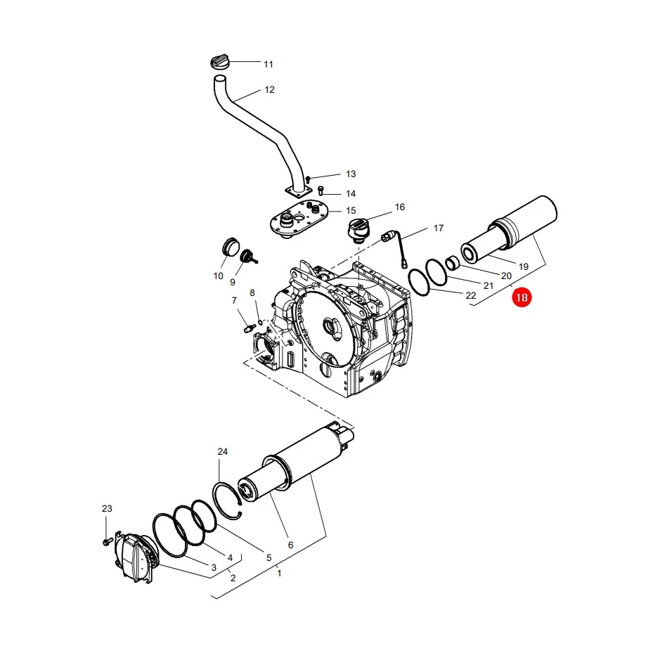 AGCO - 4289988M91 - Hydraulik-Saugfilter