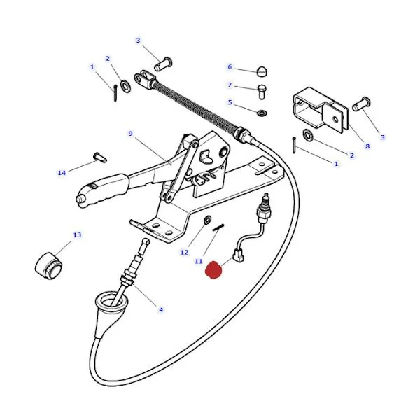 Agco - 4293575M1 - Massey Ferguson Handbremsenschalter