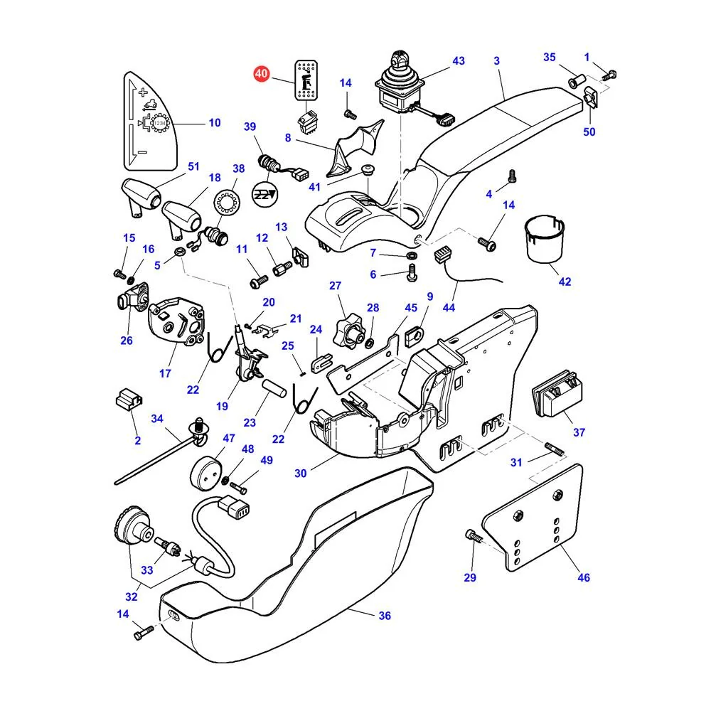 AGCO - 4294420M4 - Massey Ferguson Hubschalter