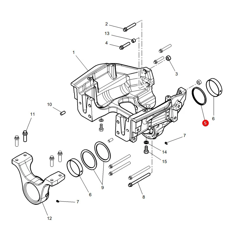 AGCO - 4298406M2 - Vorderachsdichtring Massey Ferguson