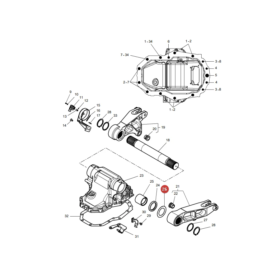 AGCO - 4302174M1 - Massey Ferguson Hubdeckelscheibe