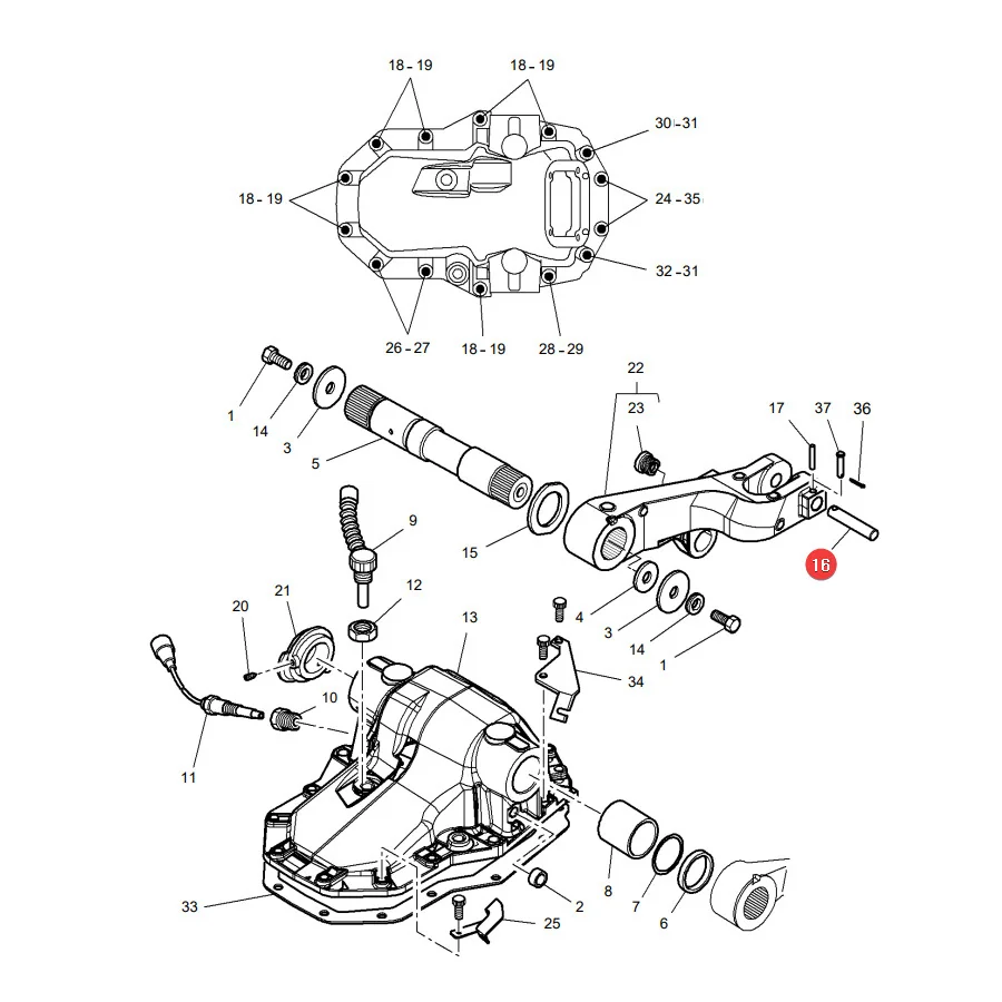 AGCO - 4305010M2 - Massey Ferguson TUZ-Anhängebolzen