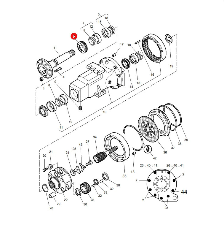 AGCO - 4305911M1 - Massey Ferguson Getriebedichtung