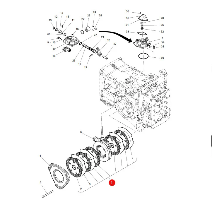 AGCO - 4311469M91 - Massey Ferguson Bremsreparatursatz