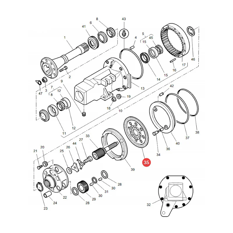 AGCO - 4312244M1 - Massey Ferguson  Bremsscheibe