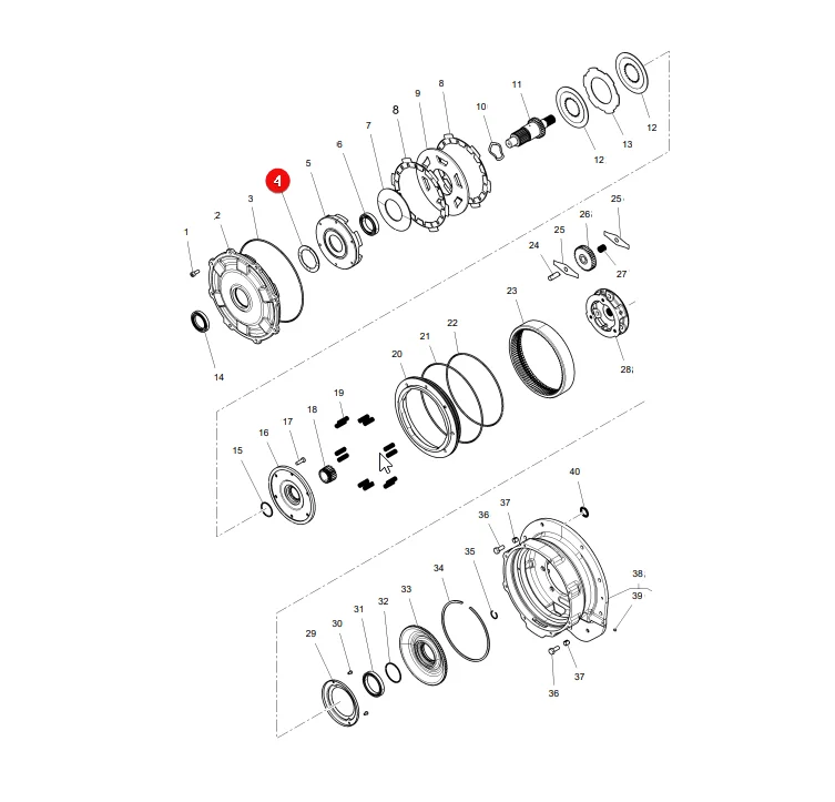 AGCO - 4313961M1 - Massey Ferguson  Getriebe-Dichtring
