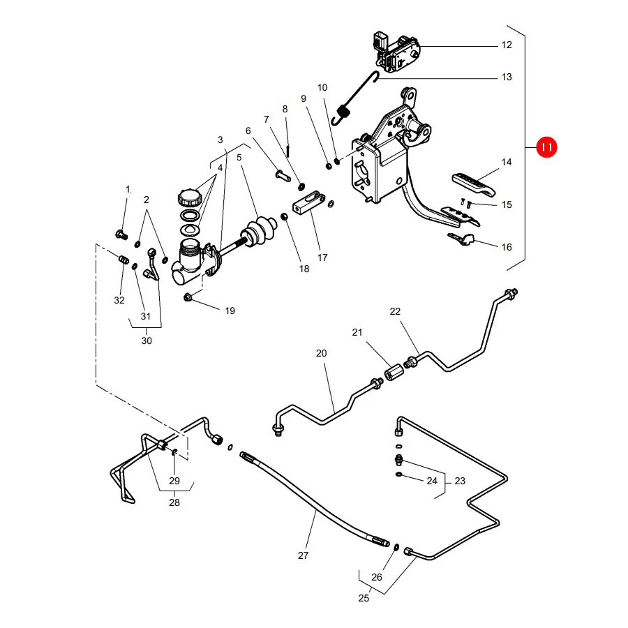 AGCO - 4348231M91 - Massey Ferguson  Reparatursatz