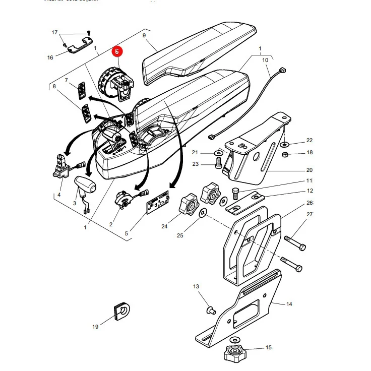 AGCO - 4348308M3 - Massey Ferguson Hubknopf